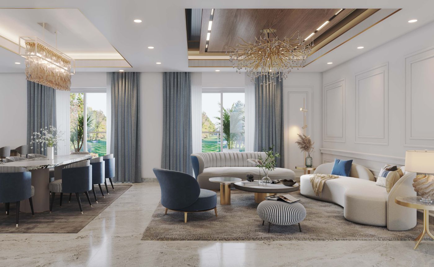 Living and dining interior